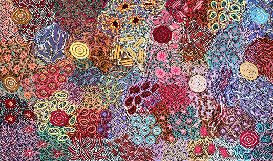 "Grandmother's Country" By Michelle Possum Nungurrayi