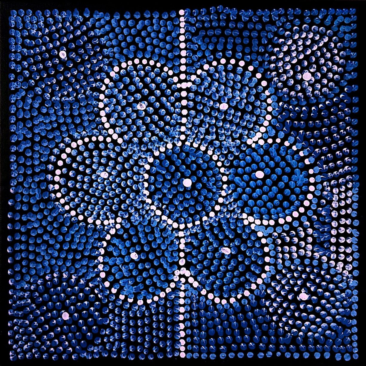 Merlene Coombe artwork depicting the night sky