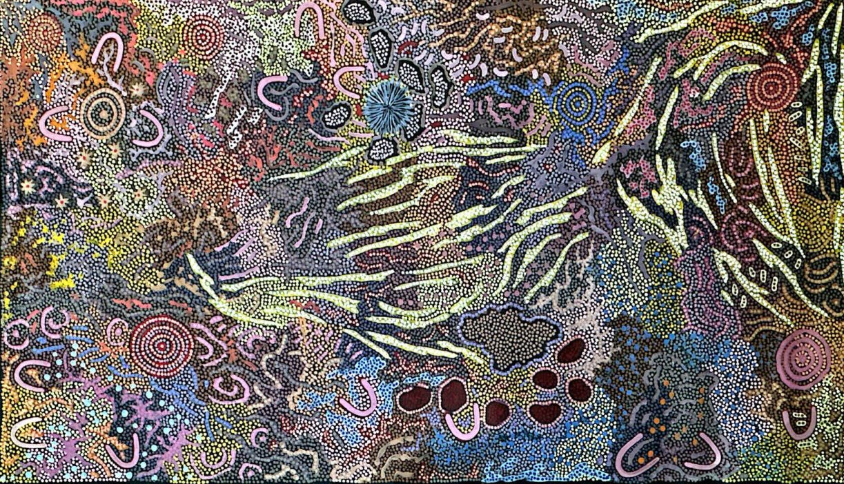 "Grandmother Country - Women's Ceremony" By Gabriella Possum Nungurrayi