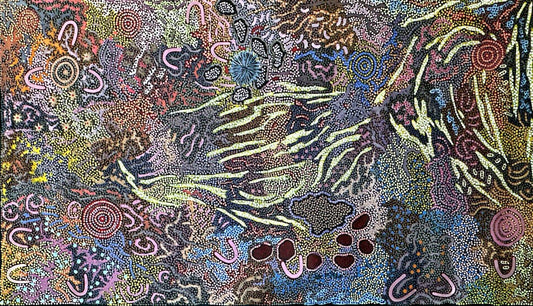 "Grandmother Country - Women's Ceremony" By Gabriella Possum Nungurrayi