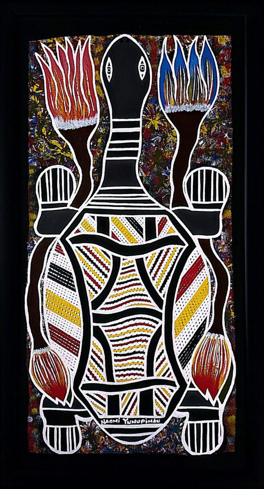 "Turtle Dreaming" By Naomi Yunupingu